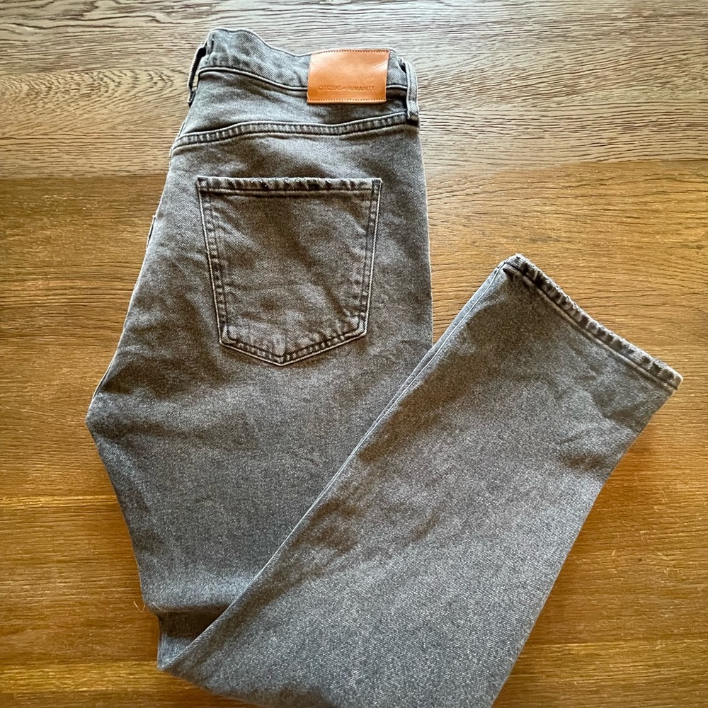 Citizens of Humanity Jolene Vintage Slim Fit Black Jeans